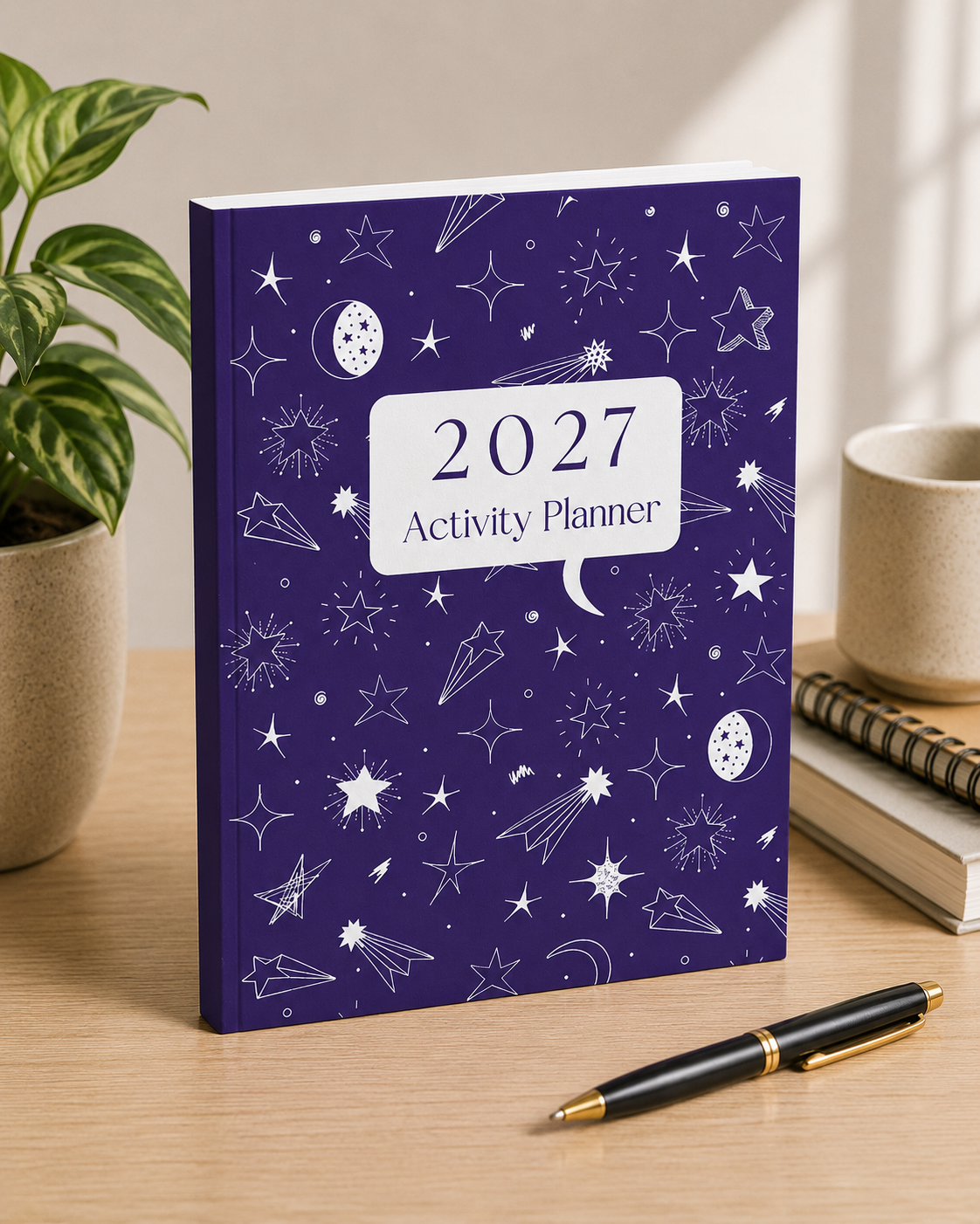 The 2027 Activity Planner Perfect Bind (Stars and Moon)