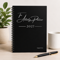 2027 Activity Planner Coil/Spiral (Black)