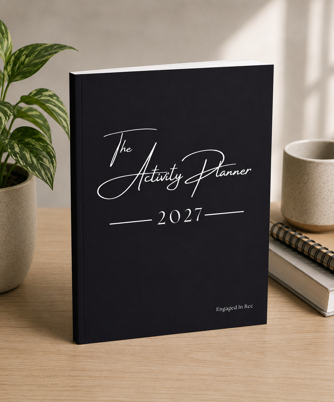 2027 Activity Planner – Perfect Bound (Black)