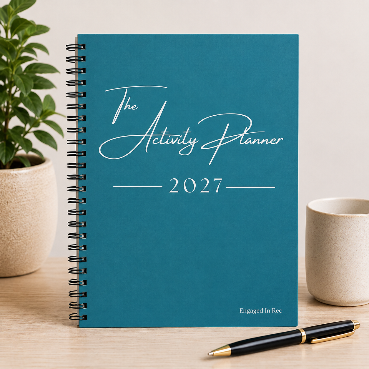 2027 Activity Planner Coil/Spiral (Teal)